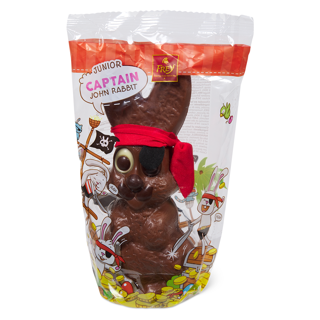 Osterhase Junior «Captain John» Milch 28cm - 240g