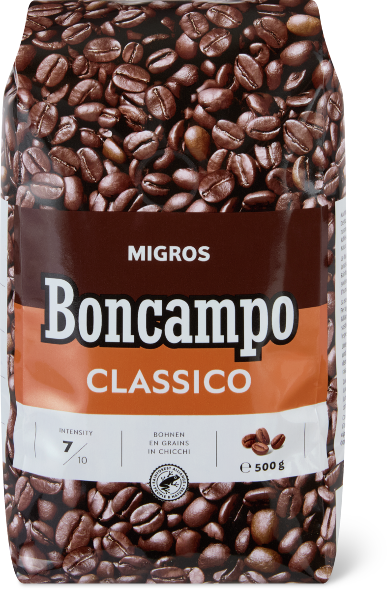 Kaffee Migros Boncampo Classico Bohnen 500g