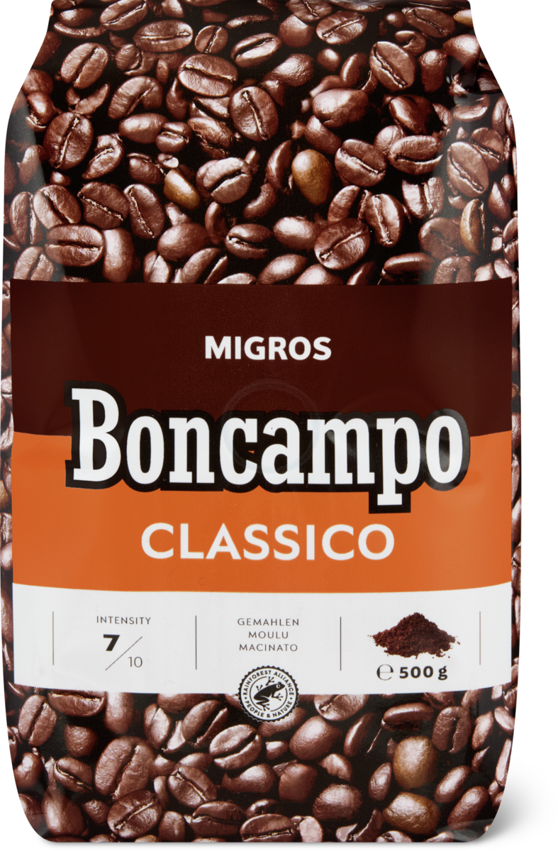 Kaffee Migros Boncampo Classico gemahlen 500g