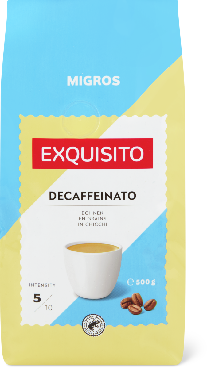 Kaffee Migros Exquisito entkoffeiniert Decaf Bohnen 500g