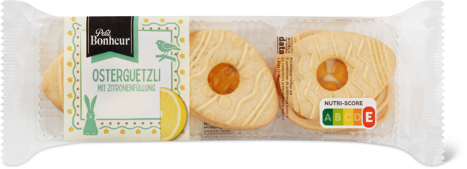 Osterguetzli mit Zitronenfüllung - 207g