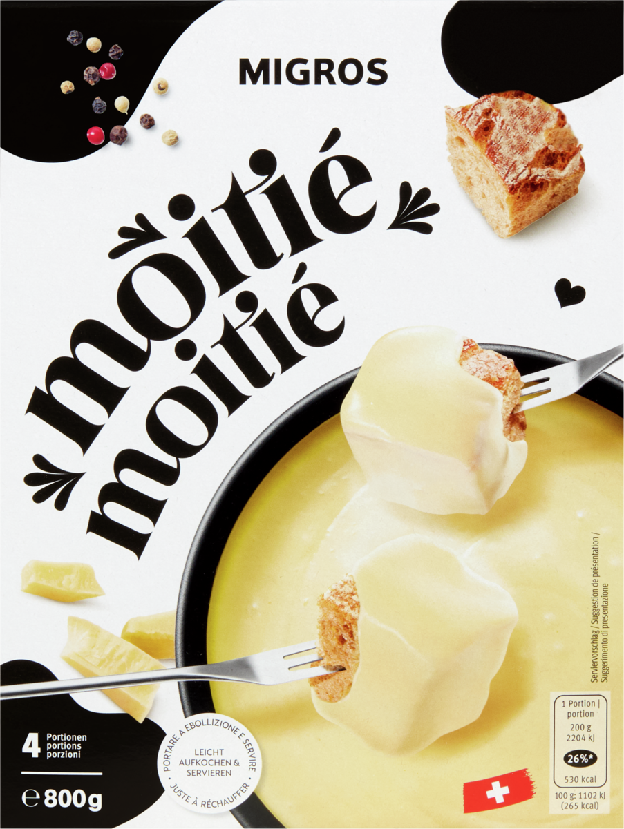 Fondue Swiss Style «Moitié-Moitié» - 800g