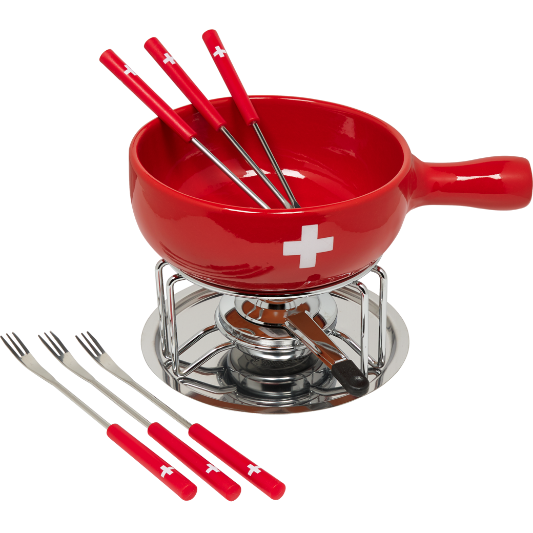 Käsefondue-Set «CH-Kreuz»