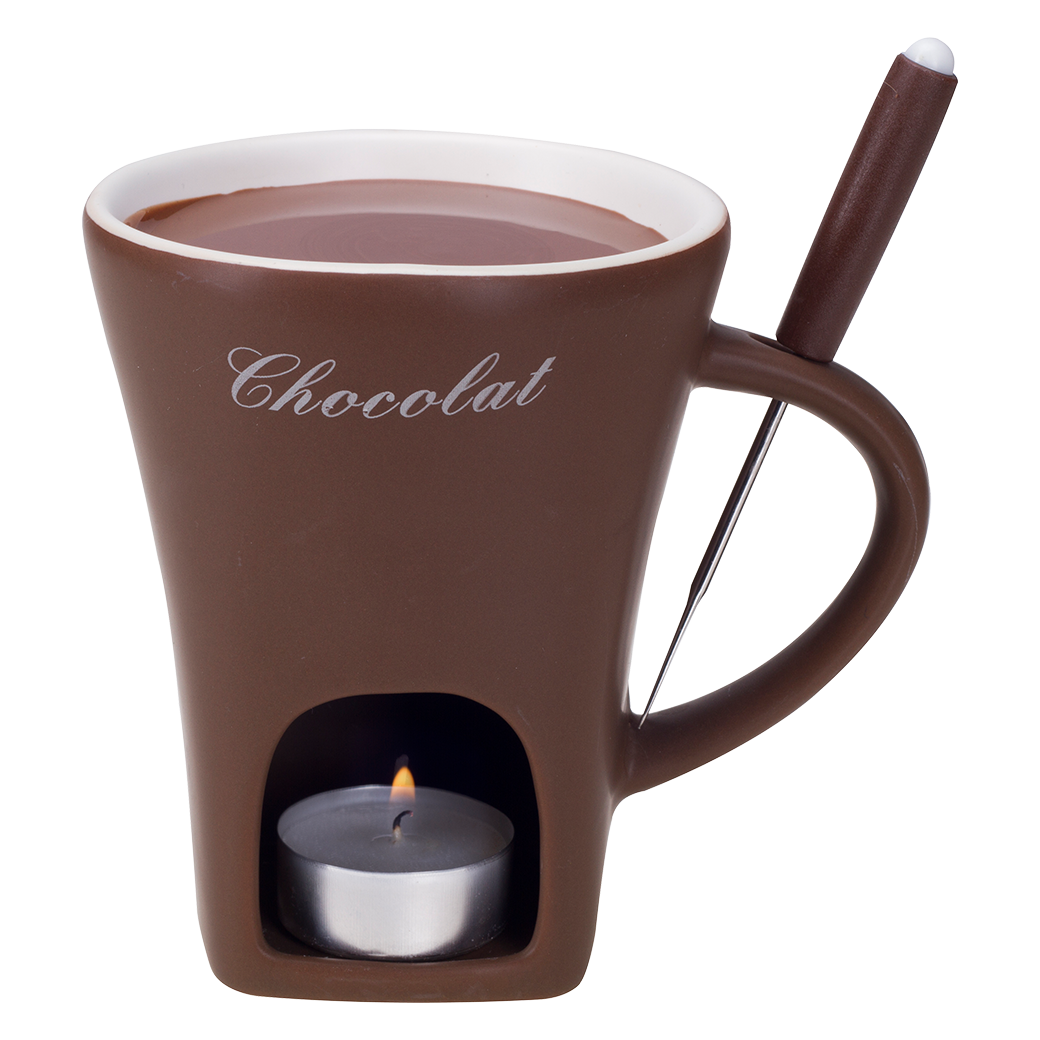 Schokoladenfondue-Tasse - Braun