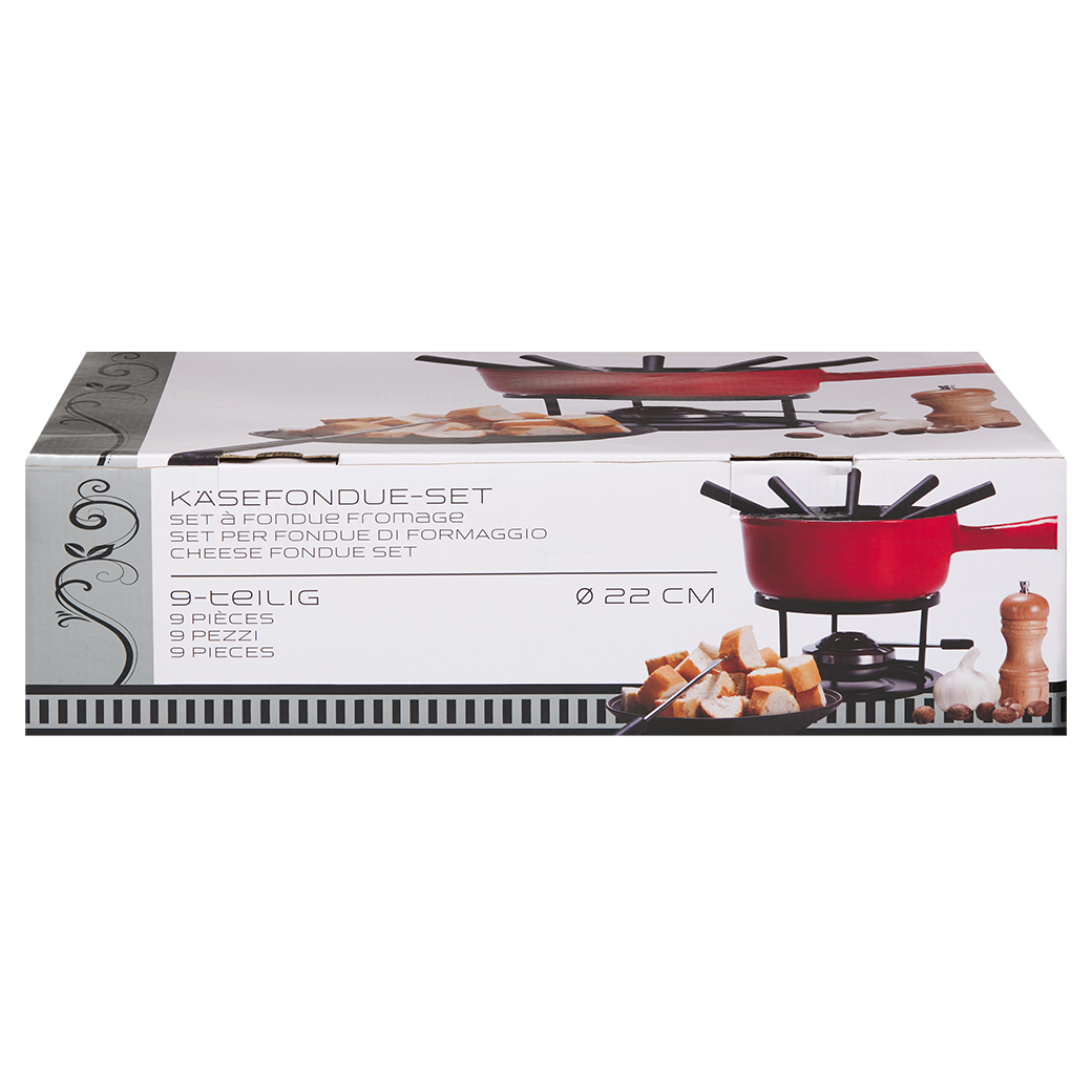 Käsefondue-Set aus Gusseisen «Sion»
