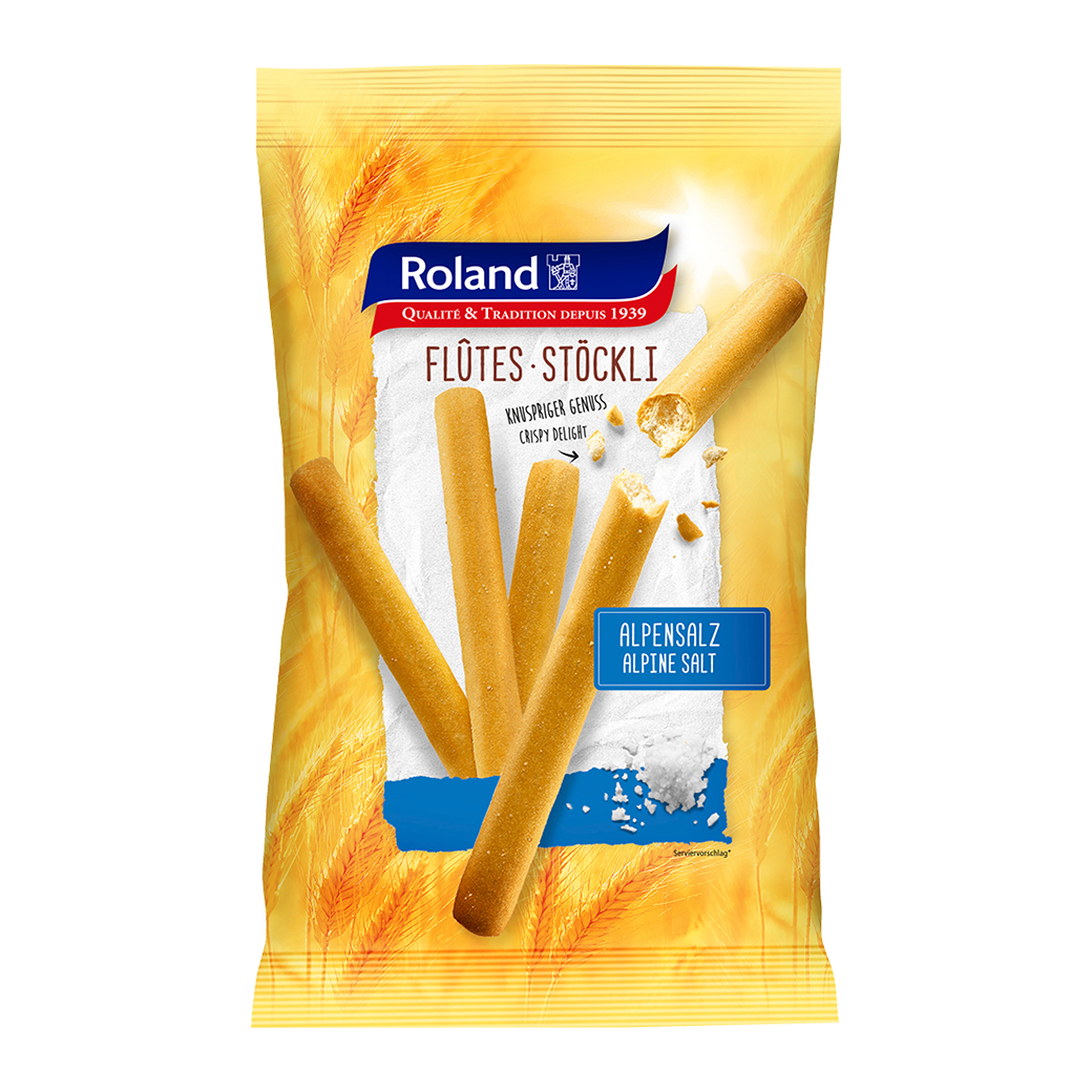 Roland Swiss Flûtes - Salz - 125g