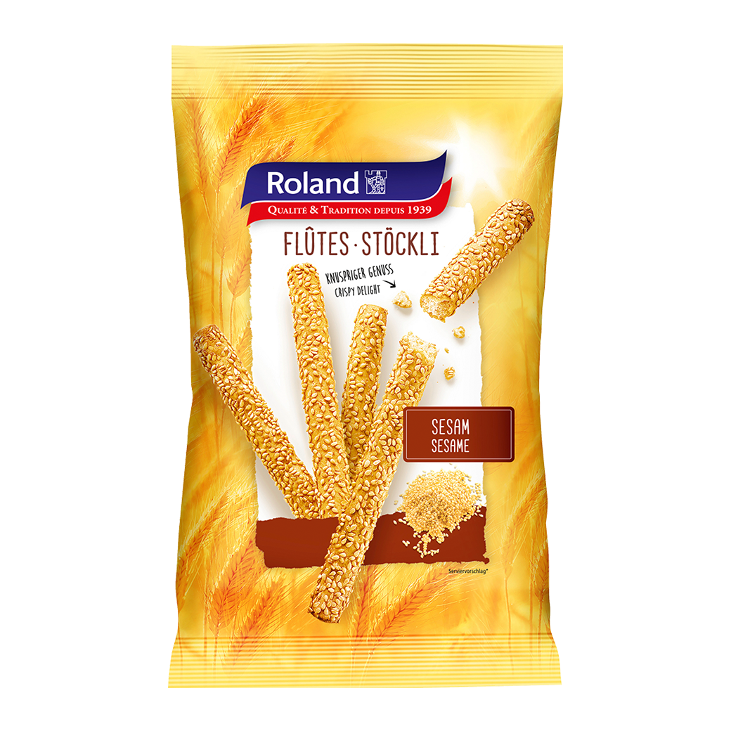 Roland Swiss Flûtes - Sesam - 128g