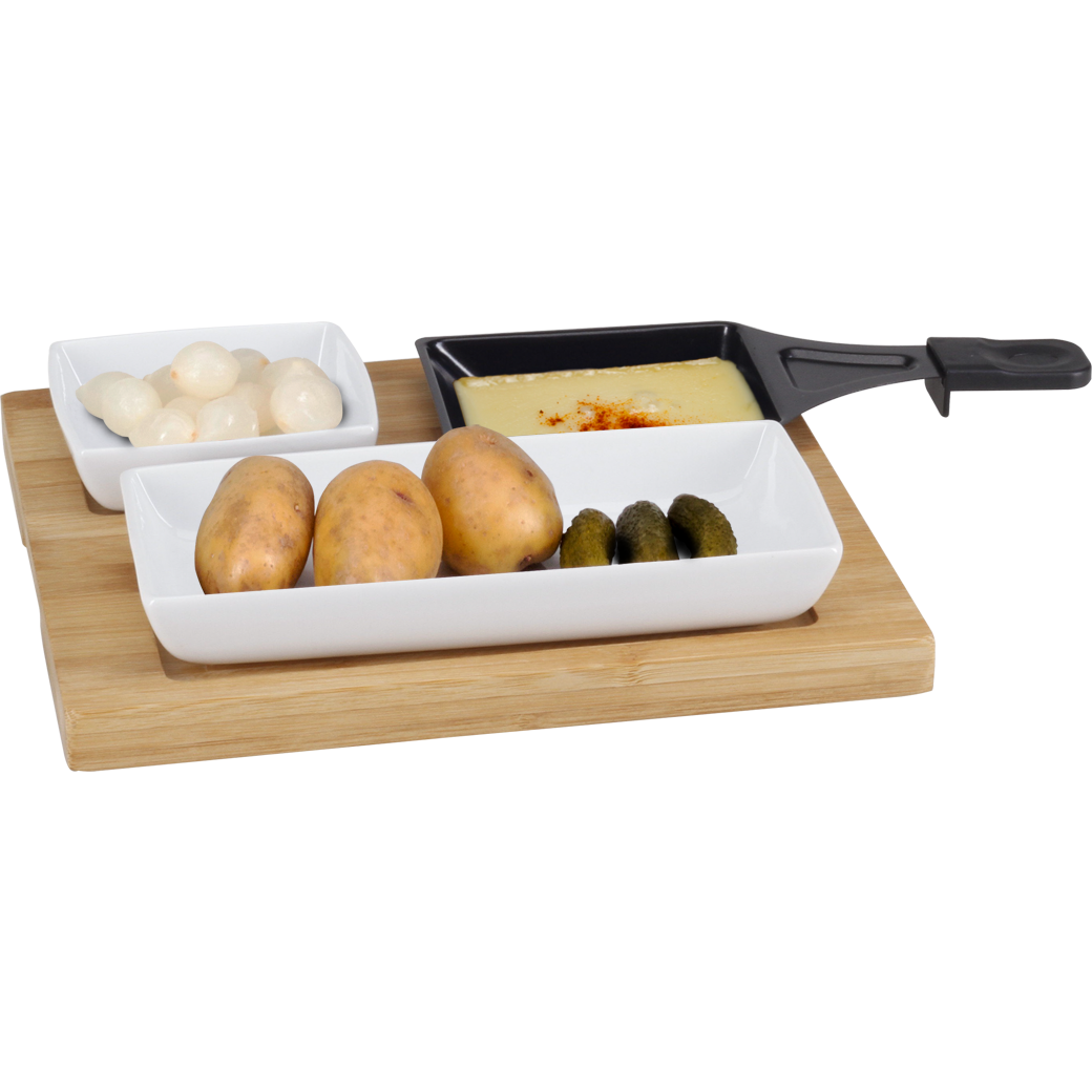 Raclette-Teller «Bambus» - 5-teilig