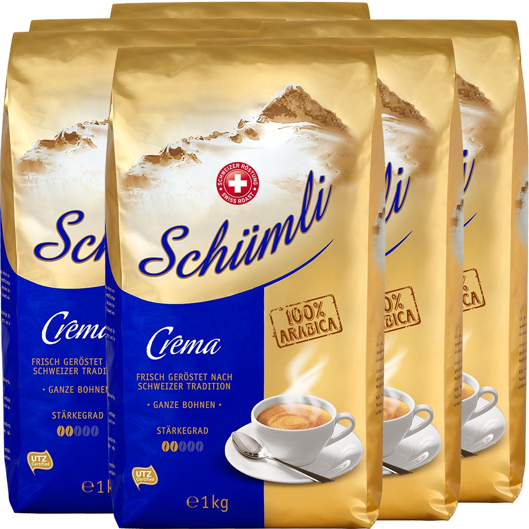 Kaffee Schümli Crema Bohnen - 8x1kg