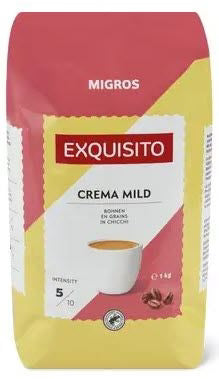 Kaffee Migros Exquisito Crema mild Bohnen - 1kg