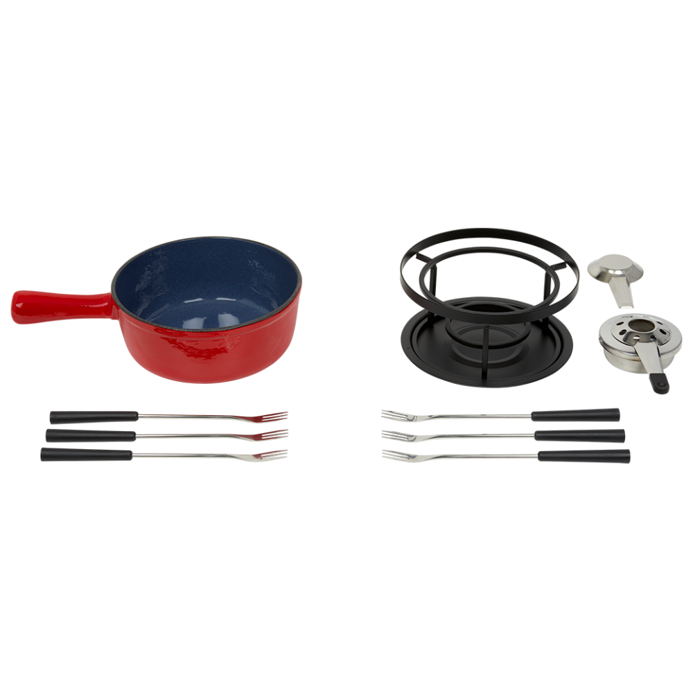 Käsefondue-Set aus Gusseisen «Sion»