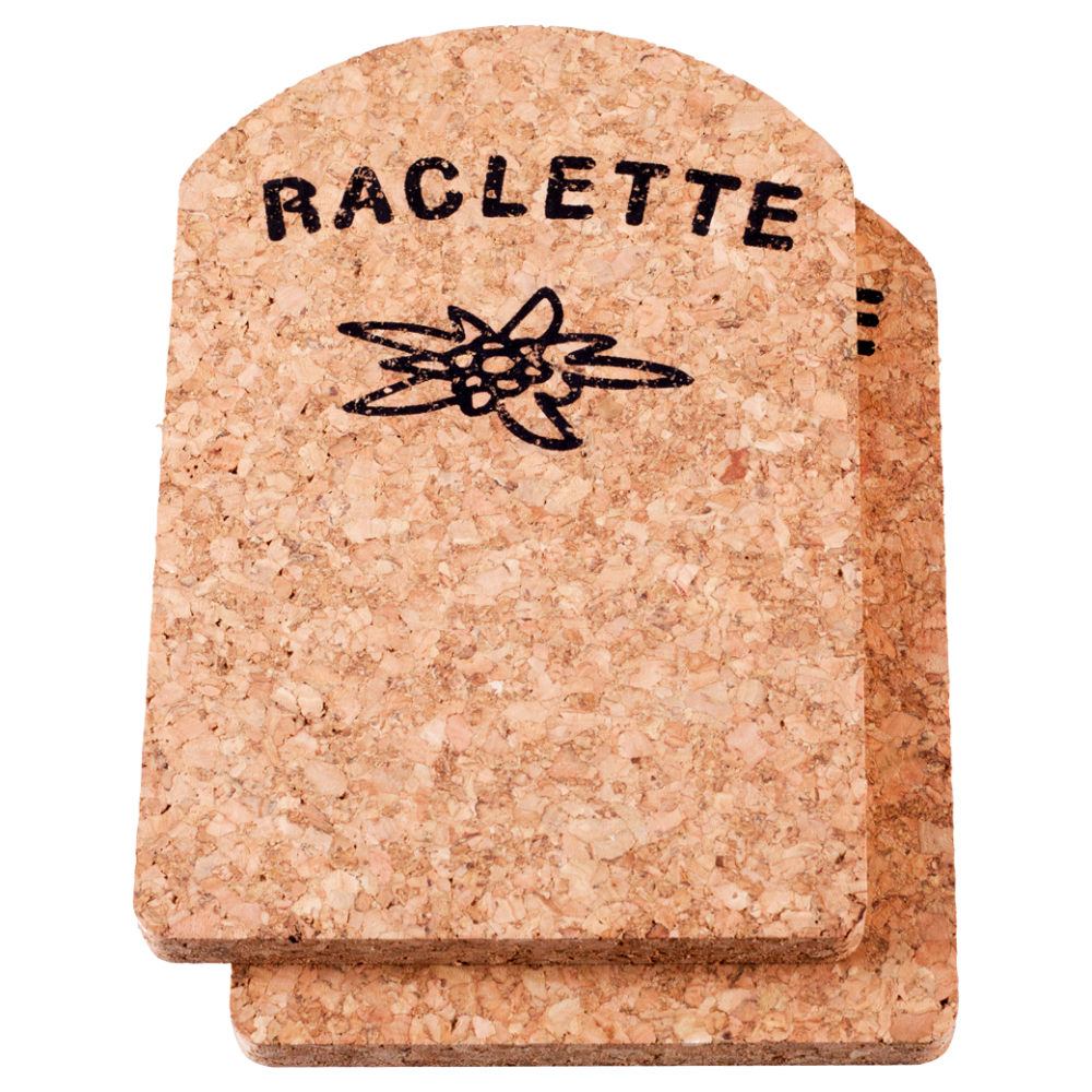 Racletteuntersetzer aus Kork