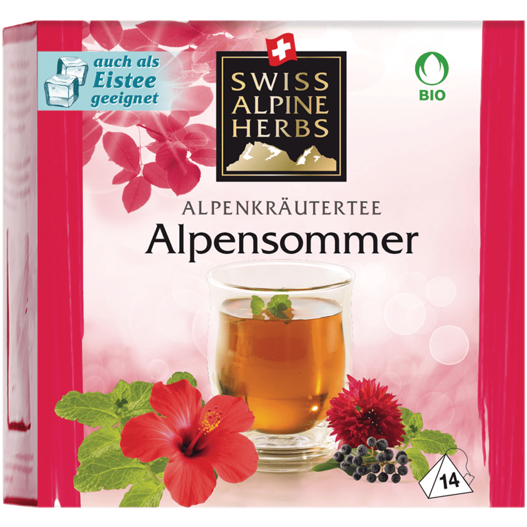 Swiss Alpine Herbs Bio Tee Alpensommer 14x1g