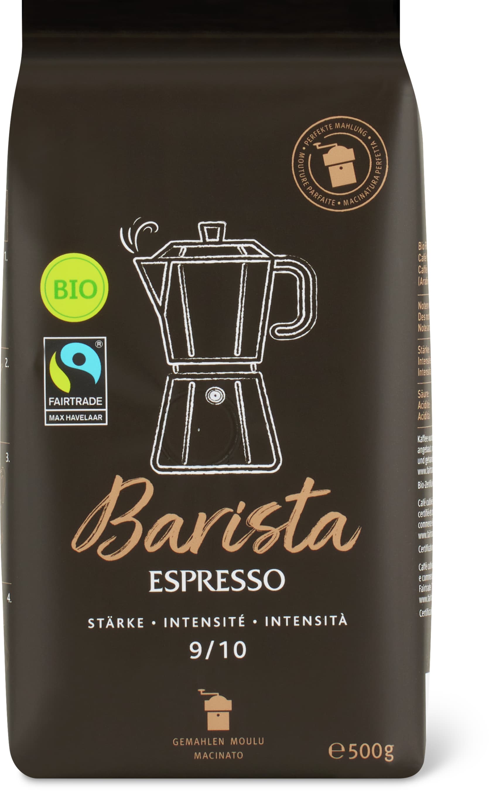 Barista Bialetti BIO MH gemahlen - 500g