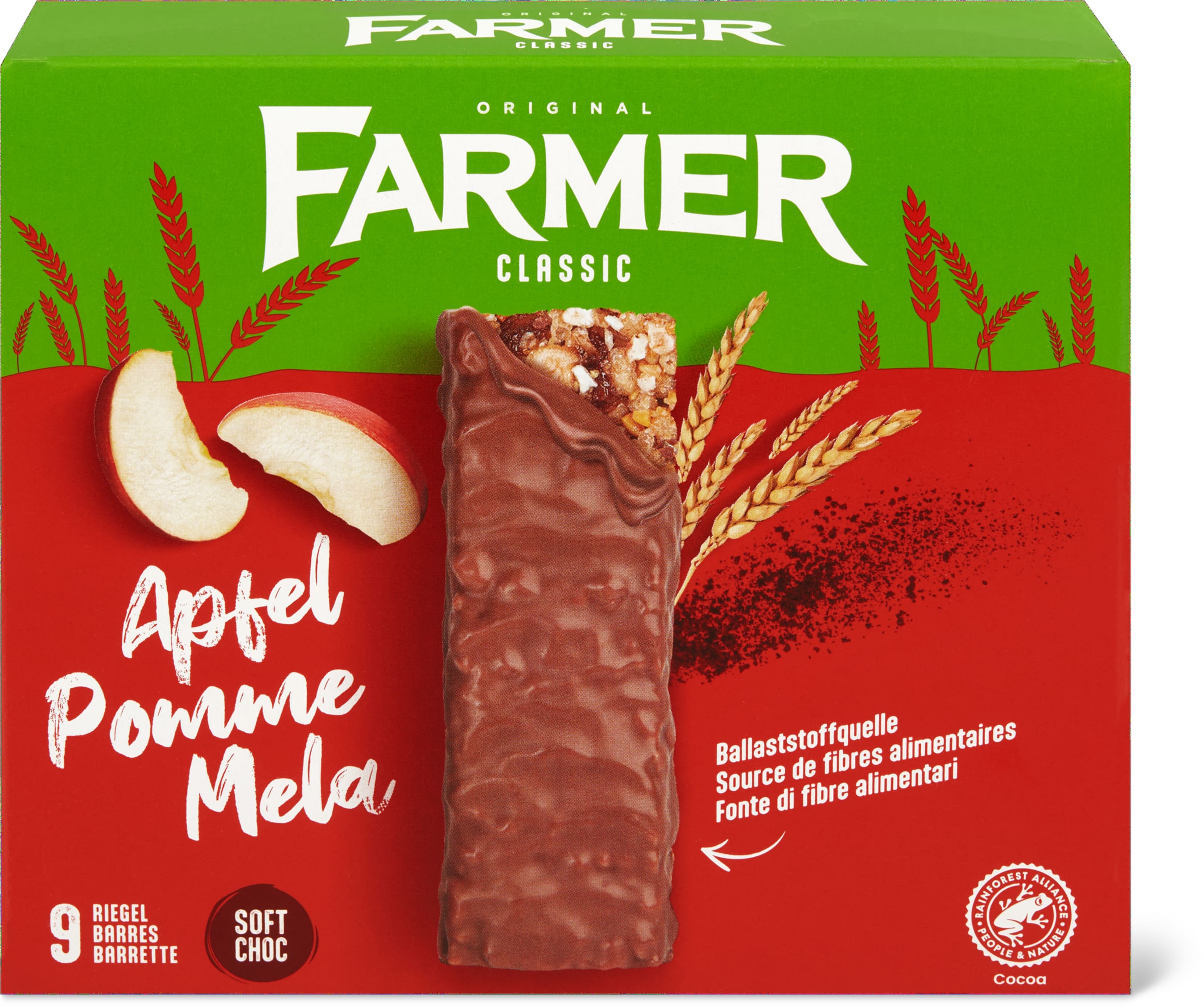 Farmer Soft Choc Apfel - 290g