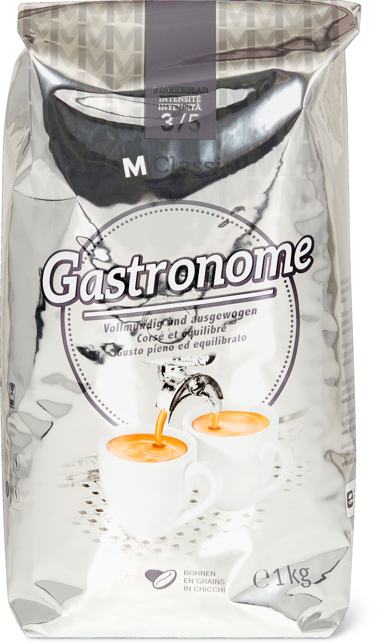 Kaffee Gastronome M-Classic Bohnen - 1kg