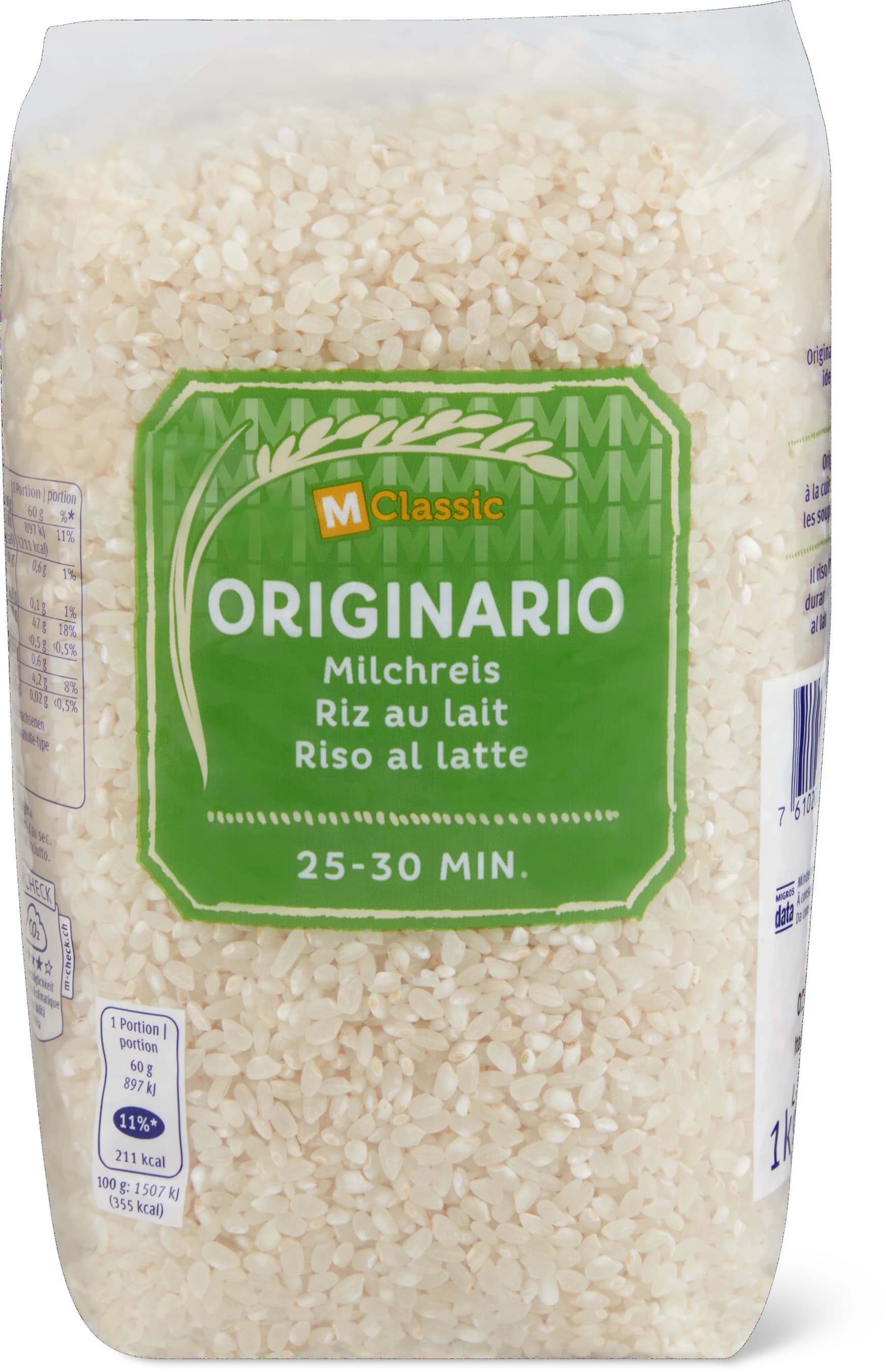 M-Classic Originario Milchreis - 1kg