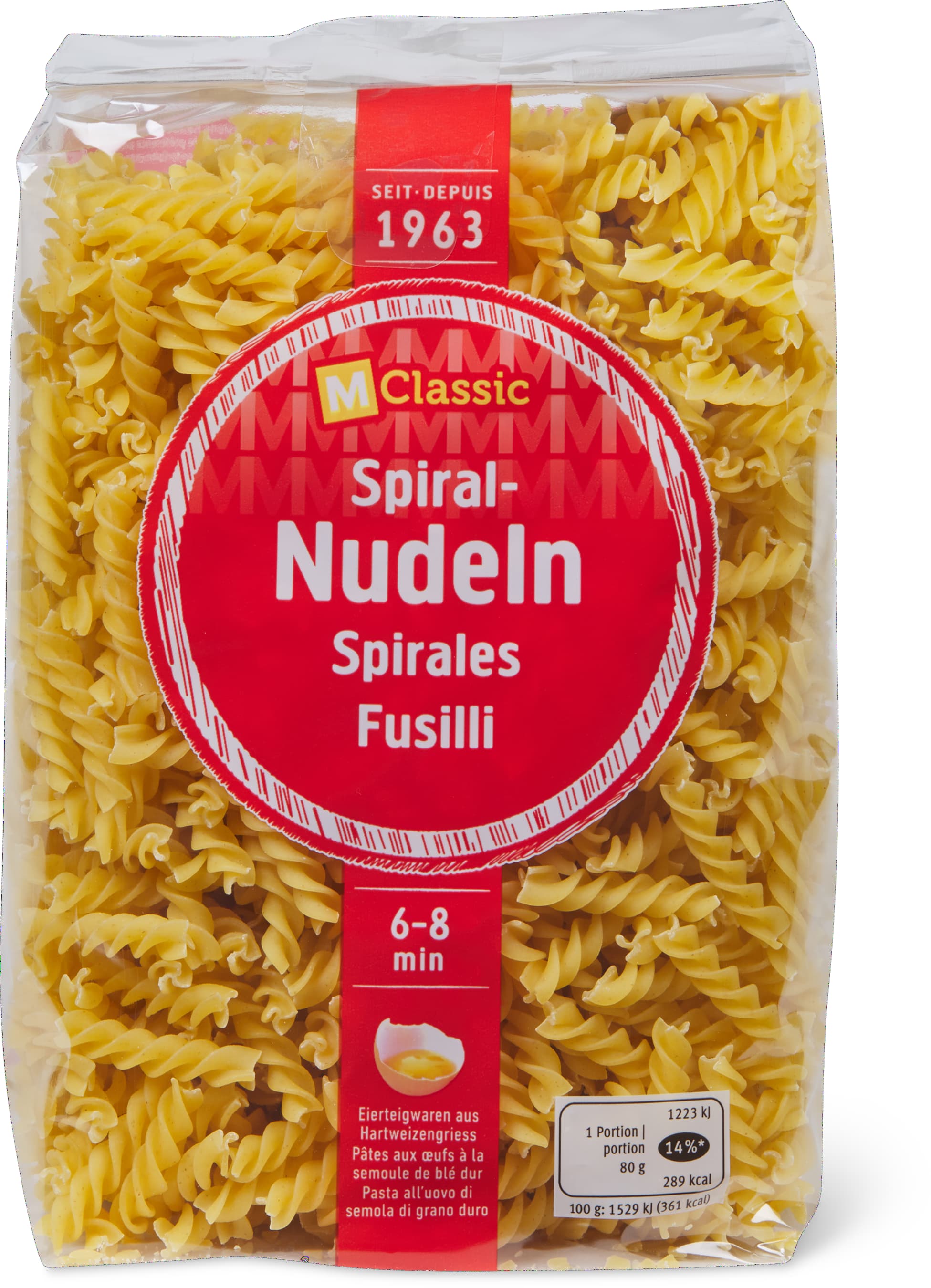 Spiral-Nüdeli M-Classic - 500g