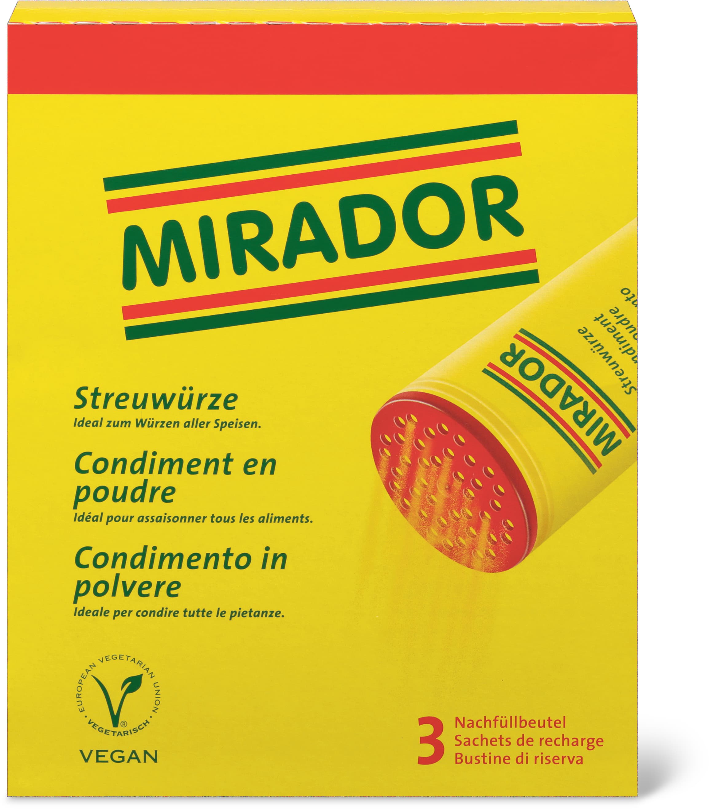 Mirador Streuwürze (Nachfüllbeutel à 90g) - 270g