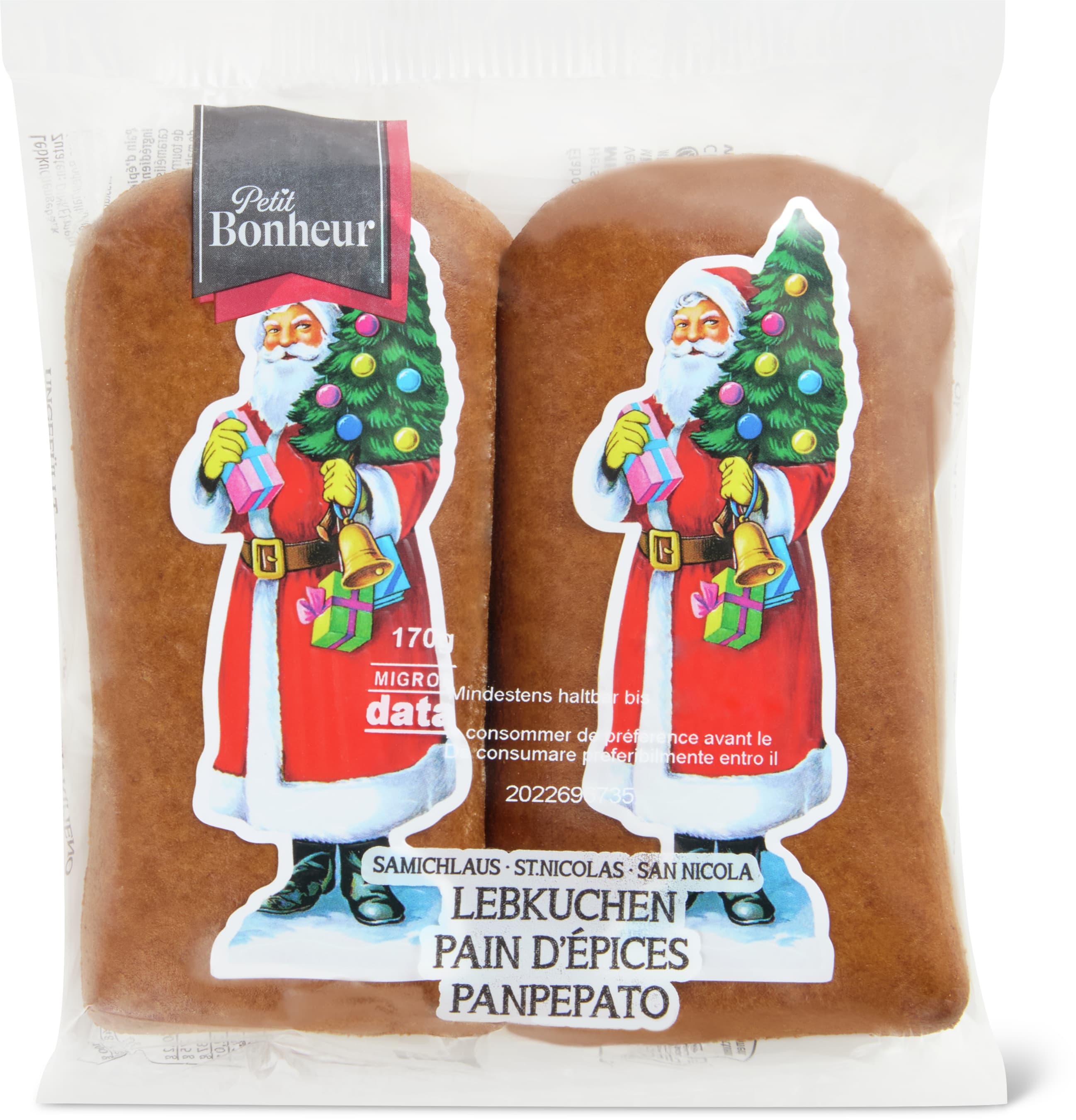 Samichlaus Lebkuchen 4x42g - 170g