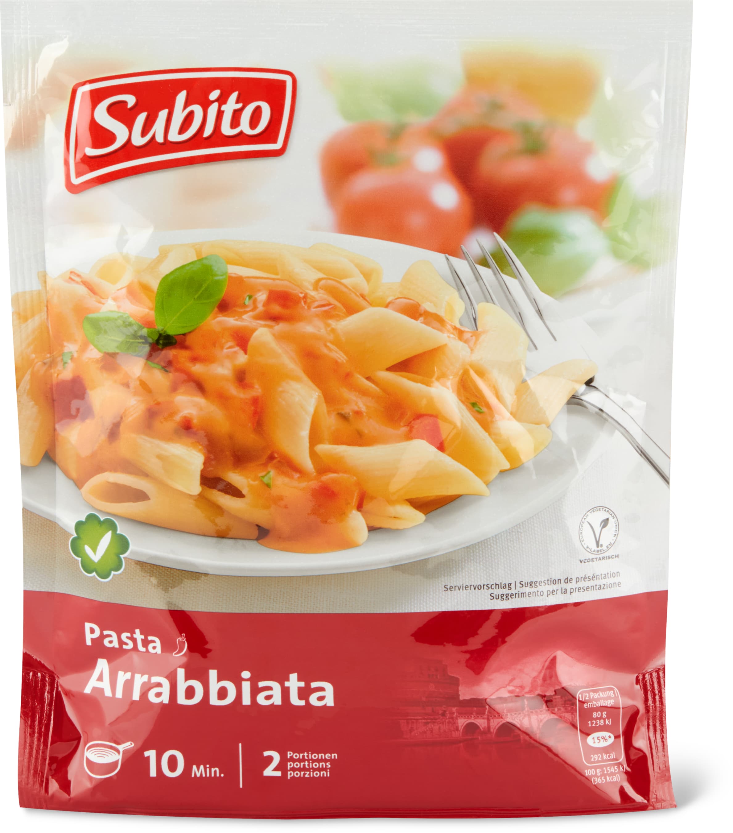 Subito Pasta all’Arrabbiata - 160g