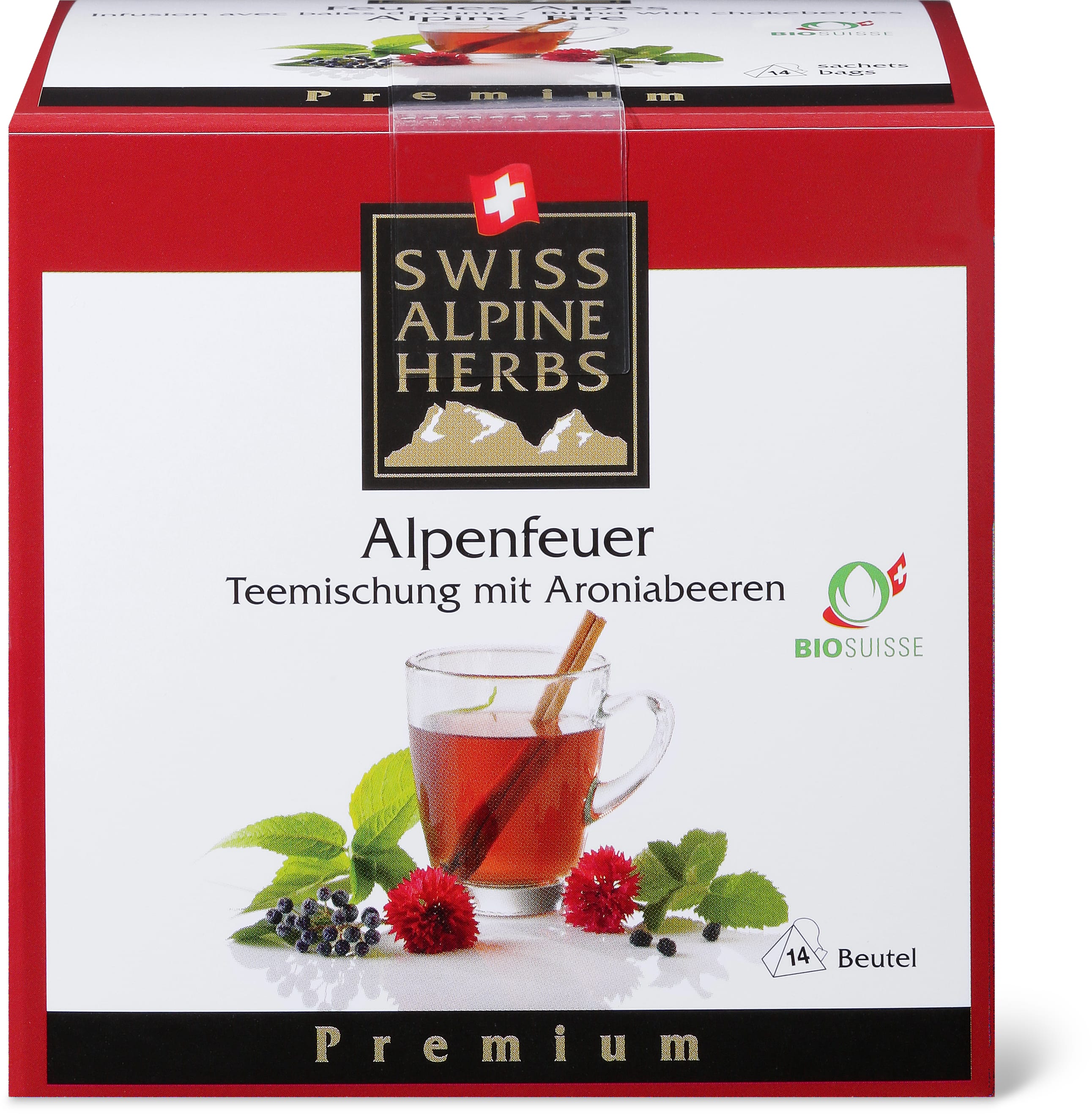Swiss Alpine Herbs Bio Tee Alpenfeuer 14x1g