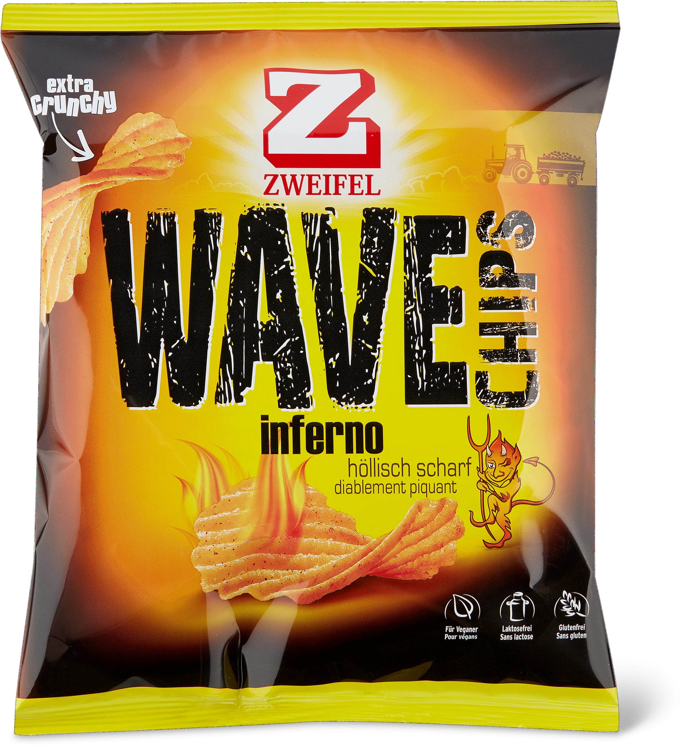 Zweifel Wave Chips Inferno -120g