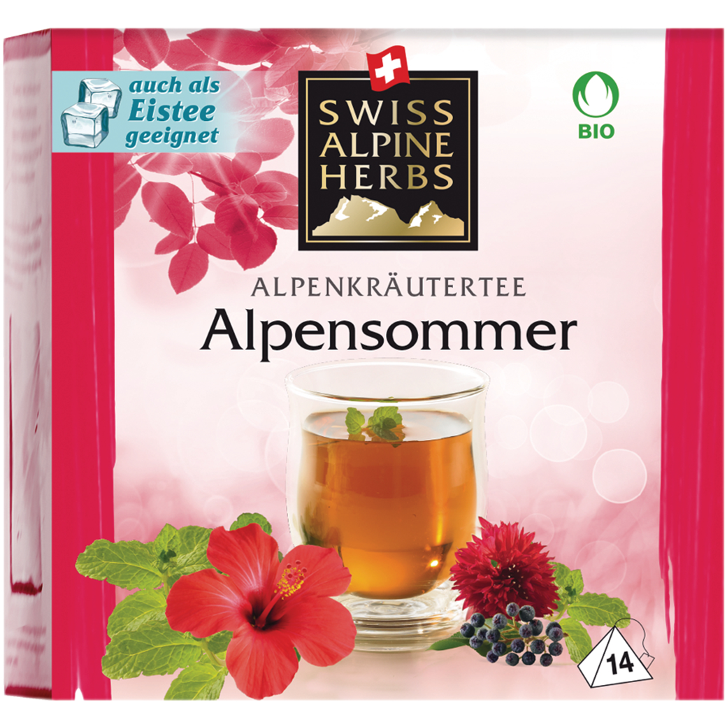 Swiss Alpine Herbs Bio Tee Alpensommer 14x1g