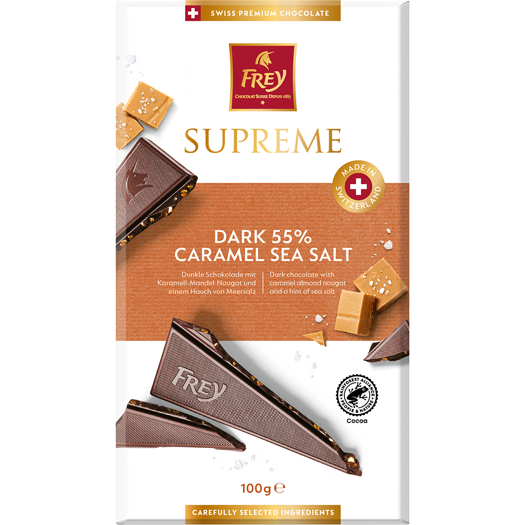 Frey Supreme Dark Caramell Seasalt - 100g