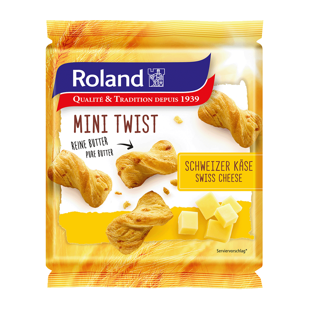 Roland «Mini Twist» - Schweizer Käse - 75g