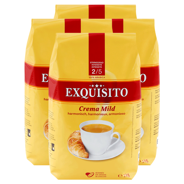 Kaffee Exquisito Bohnen - 4x1kg