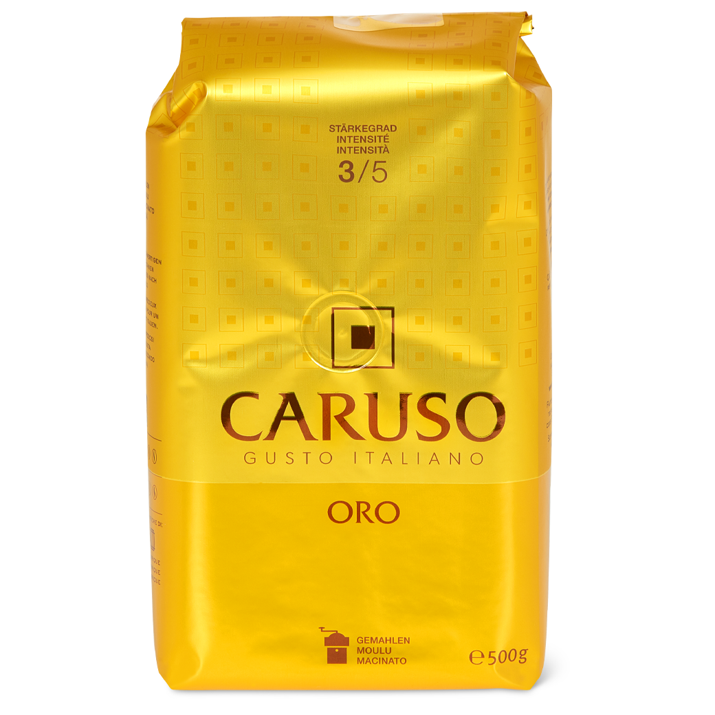 Kaffee Caruso Oro gemahlen - 500g