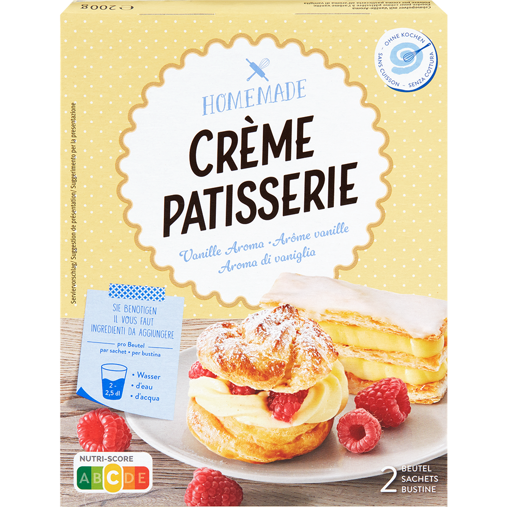 Crème Patisserie Vanille - 200g