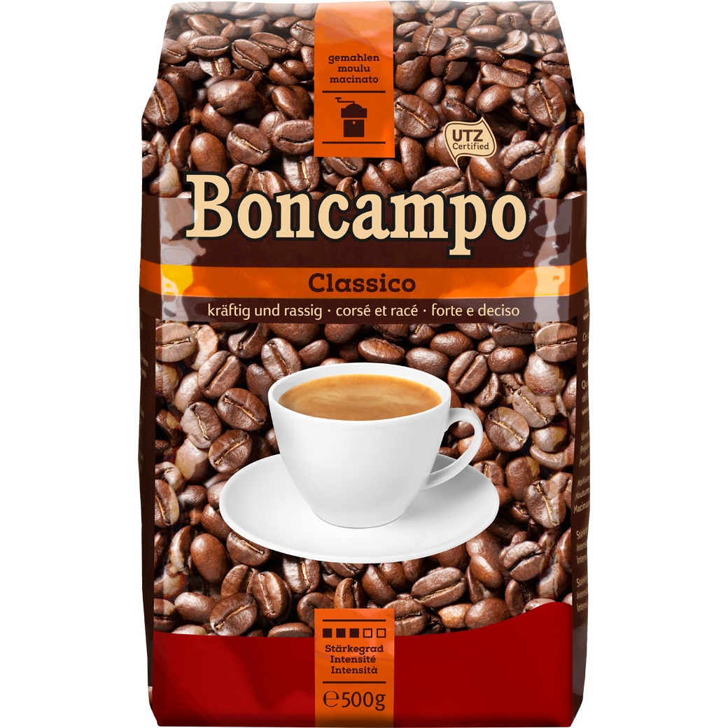 Kaffee Boncampo gemahlen