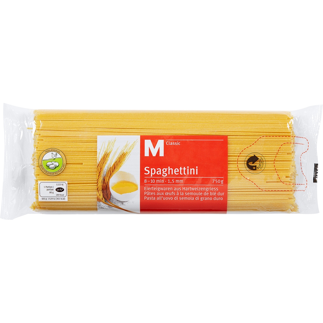 Spaghettini M-Classic '3-Ei'