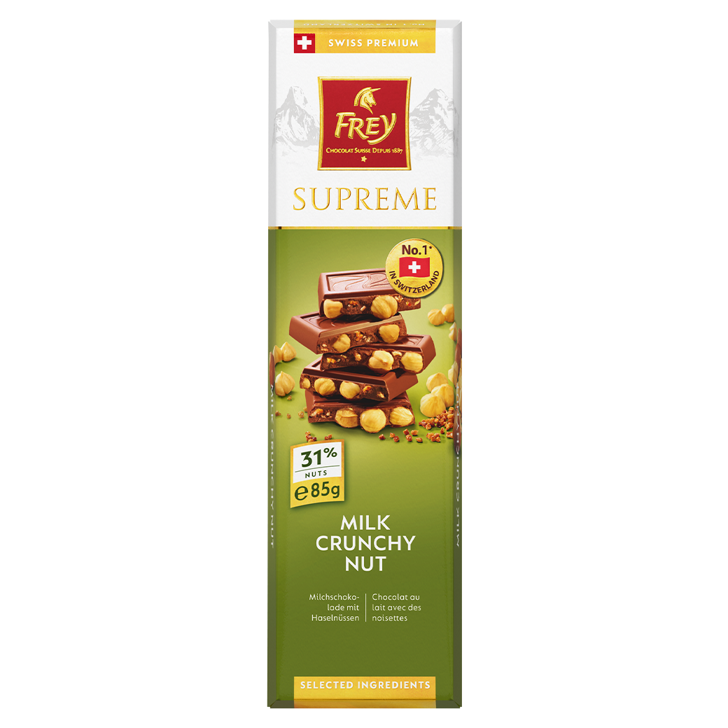 Frey Supreme Milk Crunchy Nut - 85g