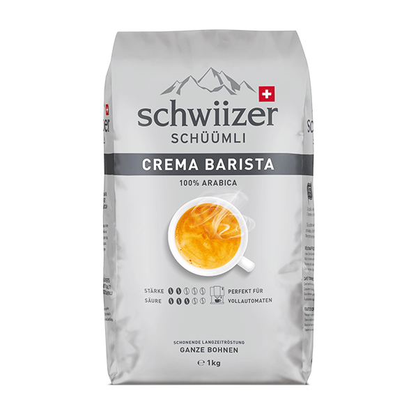«Schwiizer Schüümli» Crema Barista Bohnen - 1kg