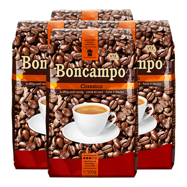 Kaffee Boncampo gemahlen - 4x500g