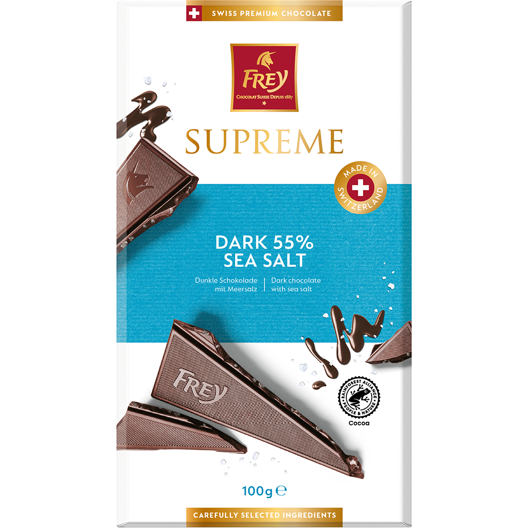 Frey Supreme Dark 55% Seasalt - 100g