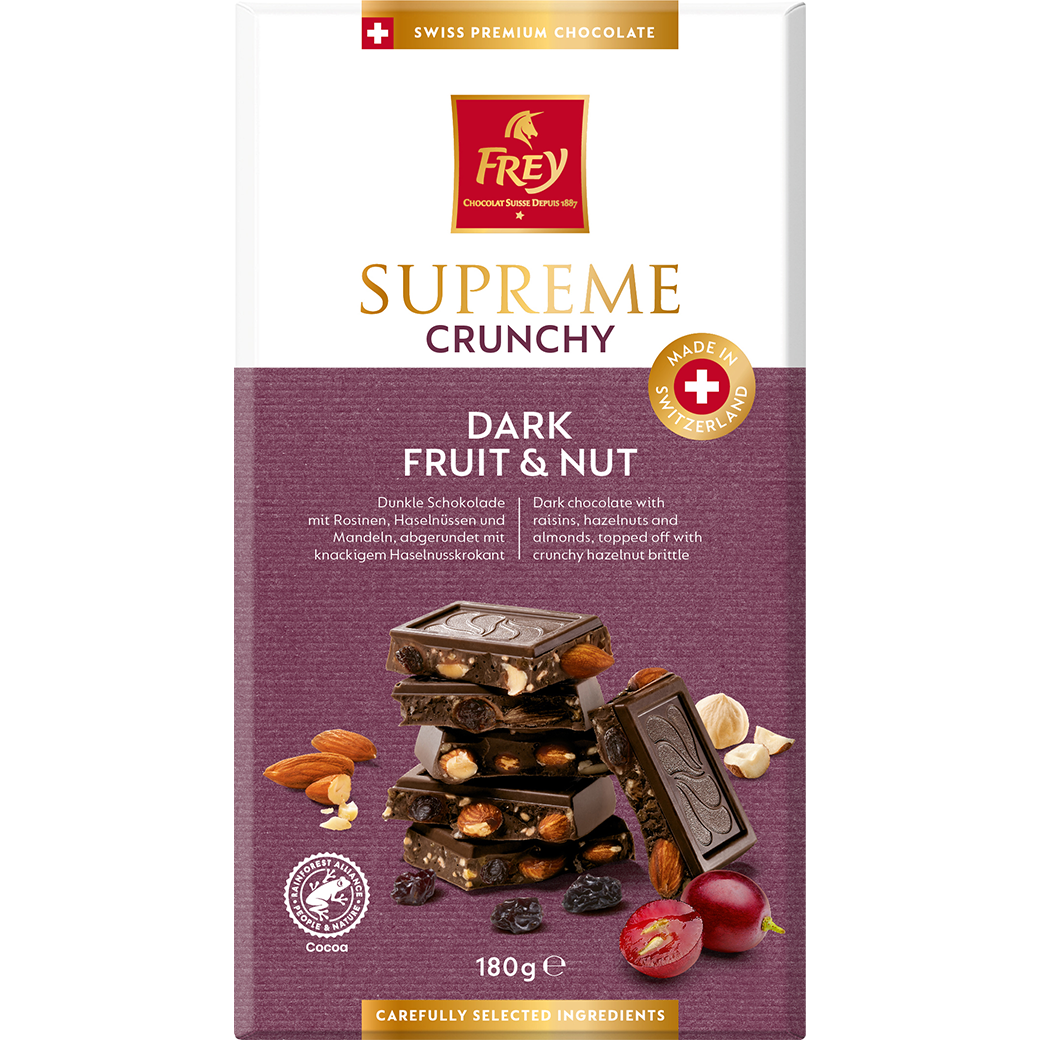 Frey Supreme Crunchy Dark Fruit&Nut -180g
