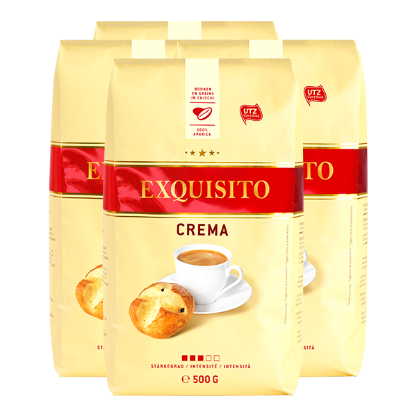 Kaffee Exquisito Crema Bohnen - 4x500g