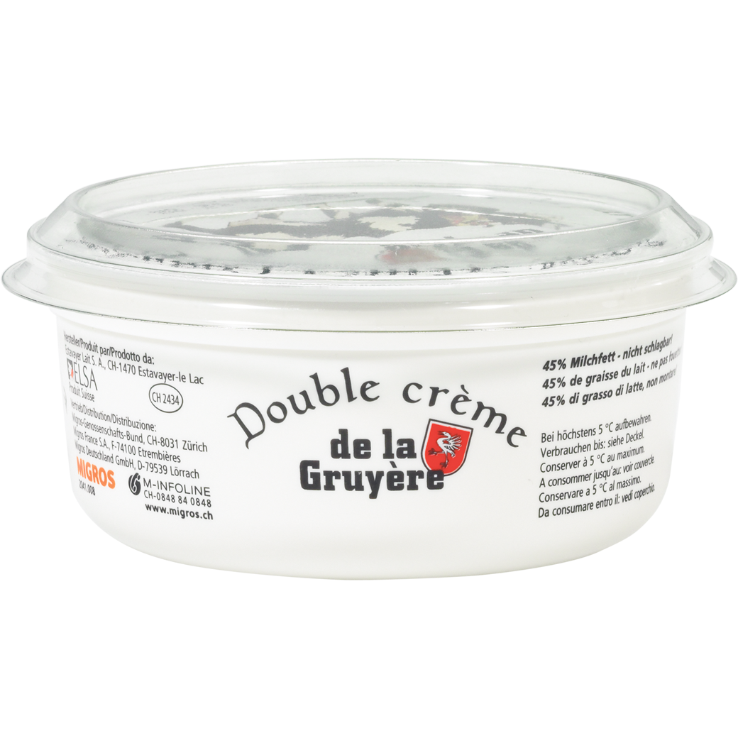 Doppelrahm de la Gruyère - Crème double - 250g