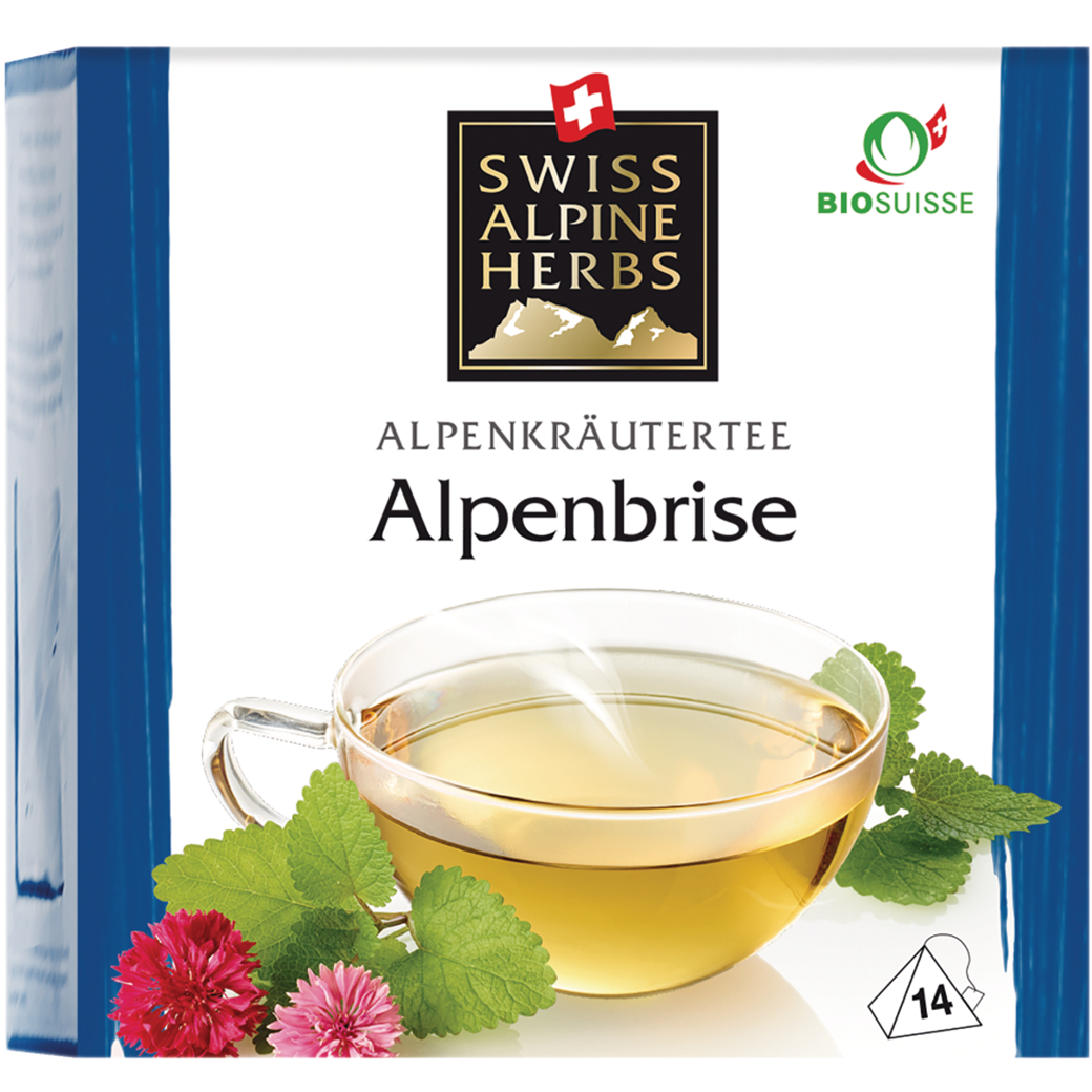 Swiss Alpine Herbs Bio Tee Alpenbrise 14x1g