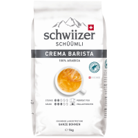 «Schwiizer Schüümli» Crema Barista Bohnen - 1kg