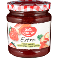 Belle Journée Konfitüre Extra Erdbeer/Rhabarber -500g