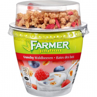 Farmer Joghurt Crunchy Waldbeeren - 225g